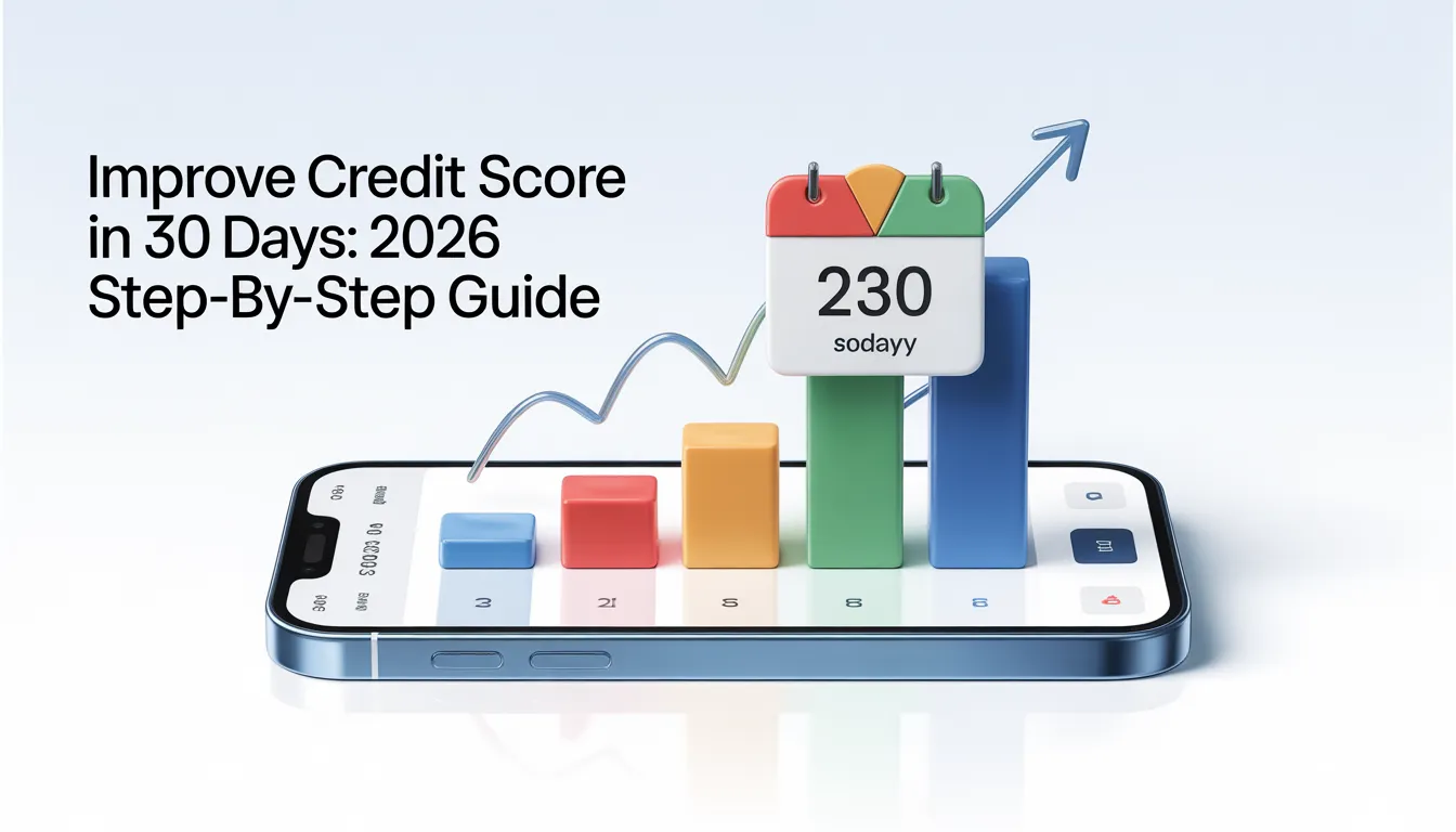 Improve Credit Score in 30 Days 2026 Step by Step Guide